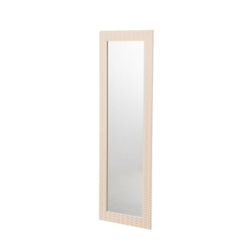 ESPEJO TEXTURA NATURAL MADERA DECORACIÓN 53 X 2 X 155 CM