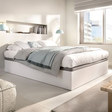 Canapé abatible - Colección Nest - Blanco 150 x 190 cm