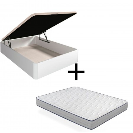 Pack canapé y colchón 150 x 190 cm Barcelona económico