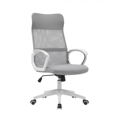Silla de oficina elevable Carey Gris 57,5 x 104 - 114 x 54 cm