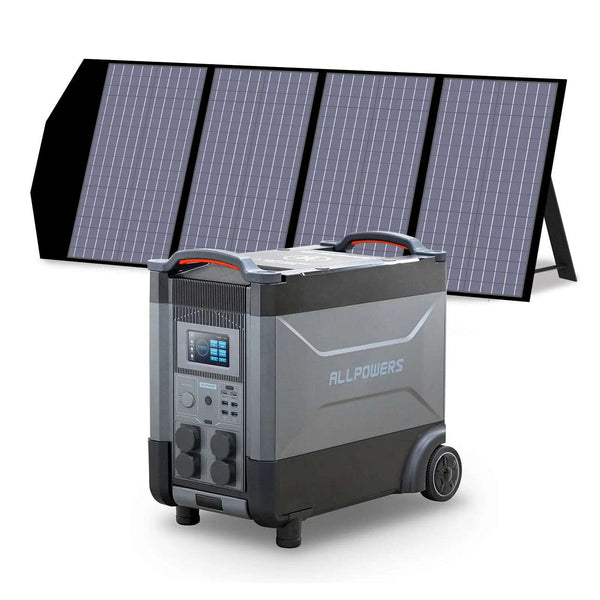ALLPOWERS Generador Solar 4000W (R4000\R4000 V2 + SP029 Panel Solar 140W)