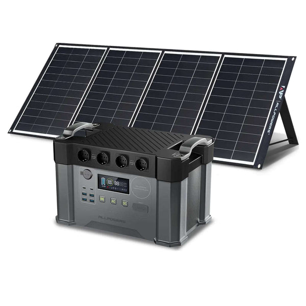 ALLPOWERS Generador Solar 2000W (S2000 + SP035 Panel Solar 200W)