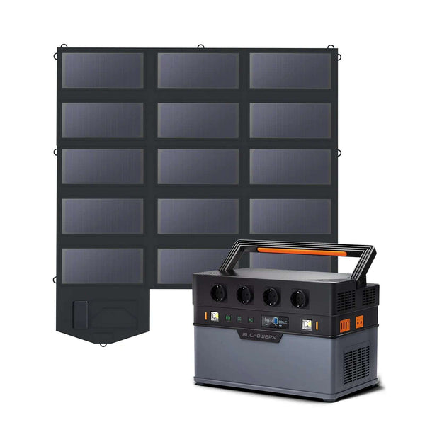 1500W Generador Solar ALLPOWERS S1500 (Panel Solar 100W)
