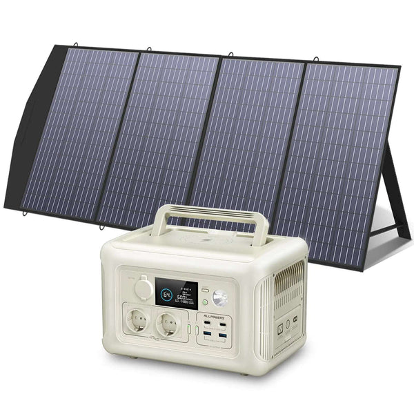 ALLPOWERS Generador Solar 600W (R600 + SP033 Panel Solar 200W)