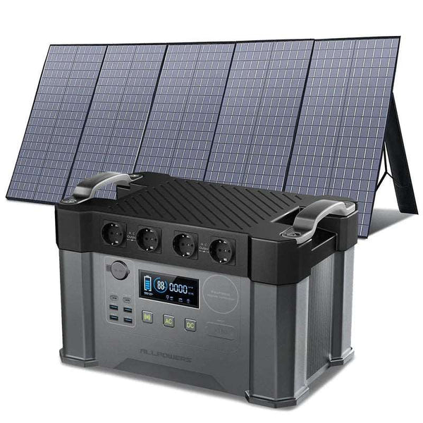ALLPOWERS Generador Solar 2400W (S2000 Pro + SP037 Panel Solar 400W)