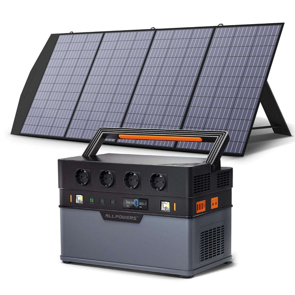 1500W Generador Solar ALLPOWERS S1500 (Panel Solar 200W)