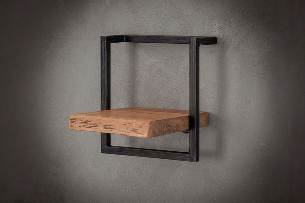 KAWOLA Estantería de pared ERGEA 20 cm acacia maciza natural